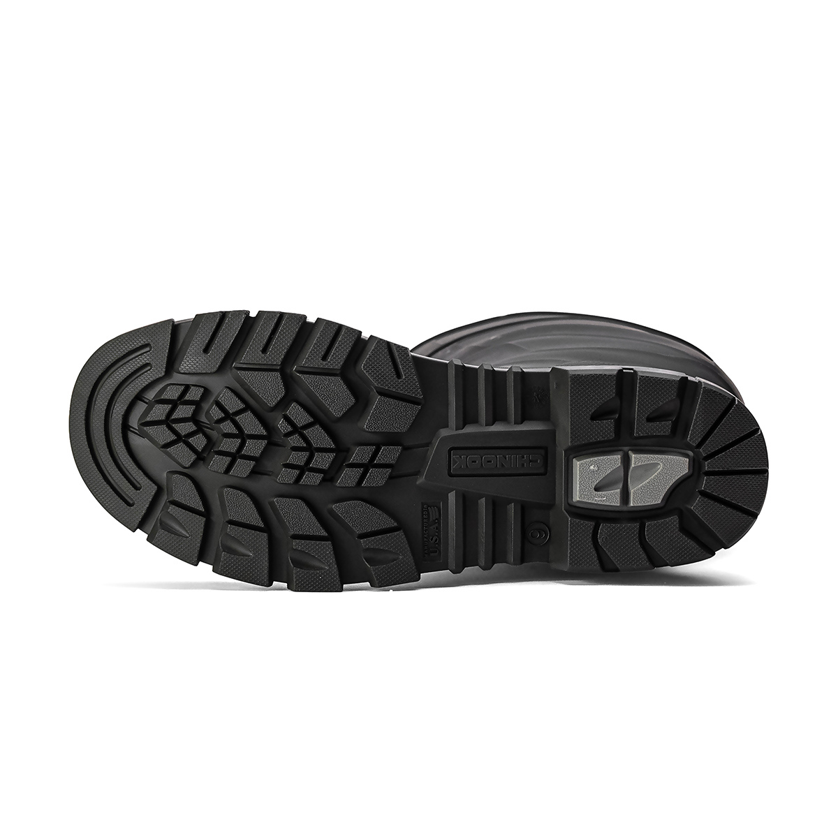 Kickaxe 15" Steel Toe Waterproof Rubber Boot – Black/Grey From Chinook Footwear