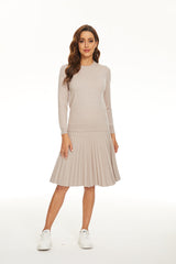 MM YEAR ROUND PLEATED - TAUPE from Mia Mod