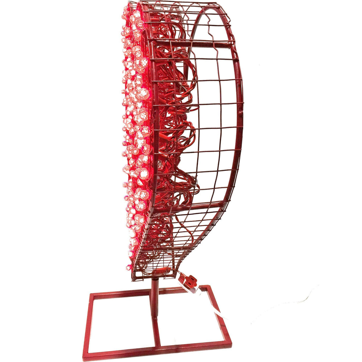 LED 24in Lit Valentine's Day Heart with Display Stand from Lee Display