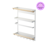 Magnetic Kitchen Organizer - Steel + Wood from Yamazaki Home