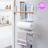 Magnetic Kitchen Organizer - Steel + Wood from Yamazaki Home