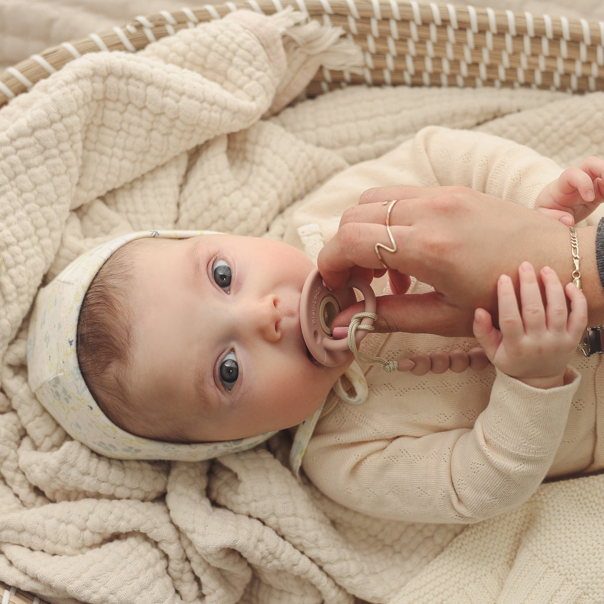 Lulababe 2 Tone Pacifier from Bleu La La