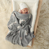 Knit Unicorn Blanket from Bleu La La