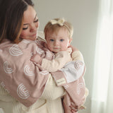 Rainbow Knit Swaddle Blankets from Bleu La La