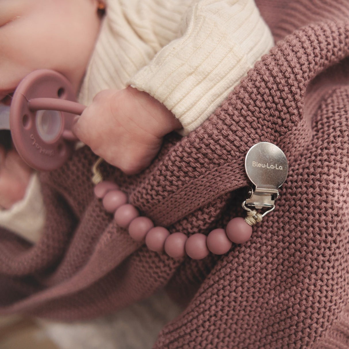 Lulababe Pacifier Clip from Bleu La La