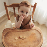 Classic - Set of Soft Vegan Leather Easy Clean Bibs 0-12 Months from Bleu La La