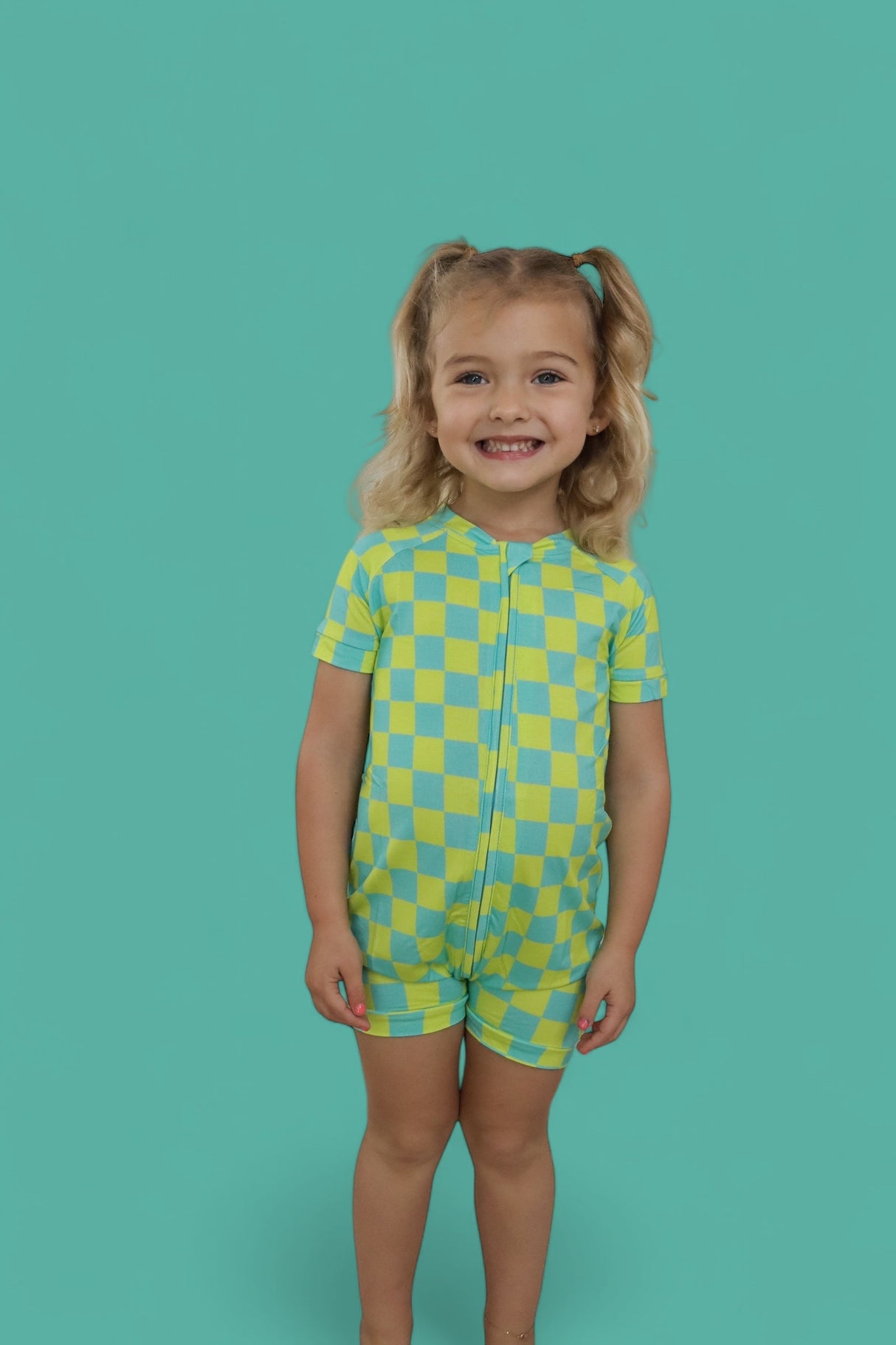BE BOLD CHECKERS DREAM SHORTIE from DREAM BIG LITTLE CO