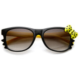 Cute Kitty Colorful Polka Dot Bow Sunglasses 8799 from zeroUV