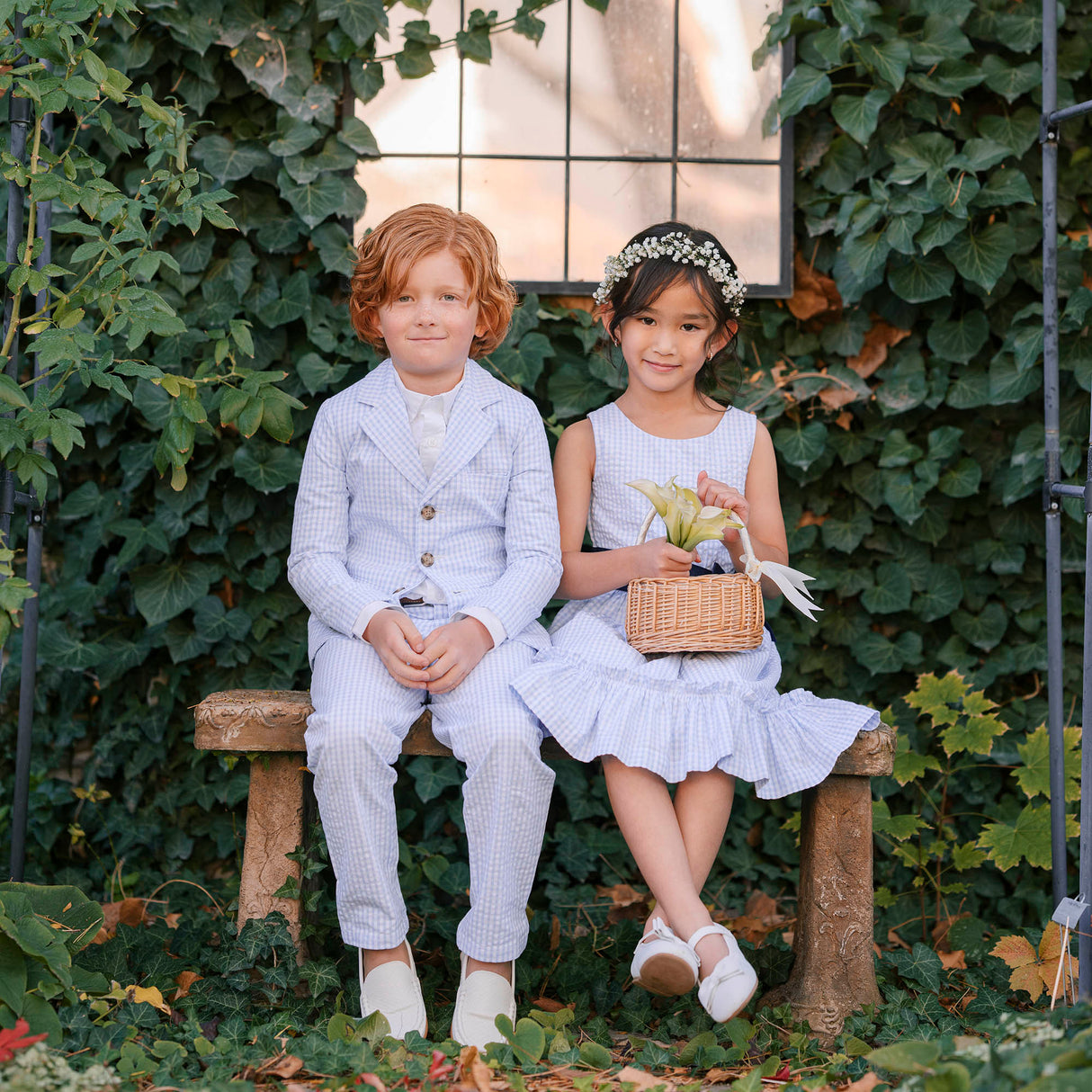 Organic Seersucker Suit Pant from Hope & Henry