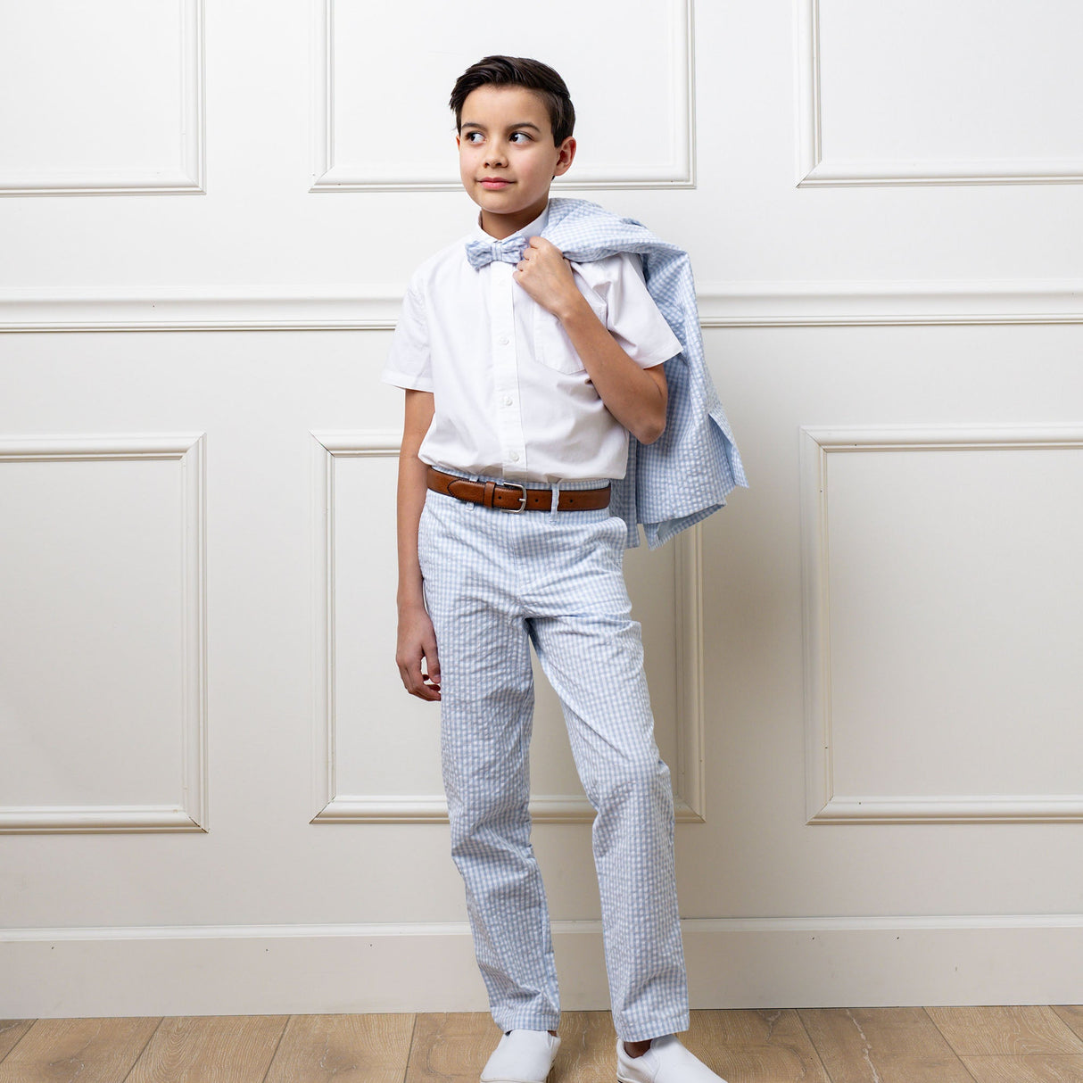 Organic Seersucker Suit Pant from Hope & Henry