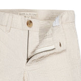 Organic Seersucker Suit Pant Tan from Hope & Henry