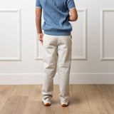 Organic Seersucker Suit Pant Tan from Hope & Henry