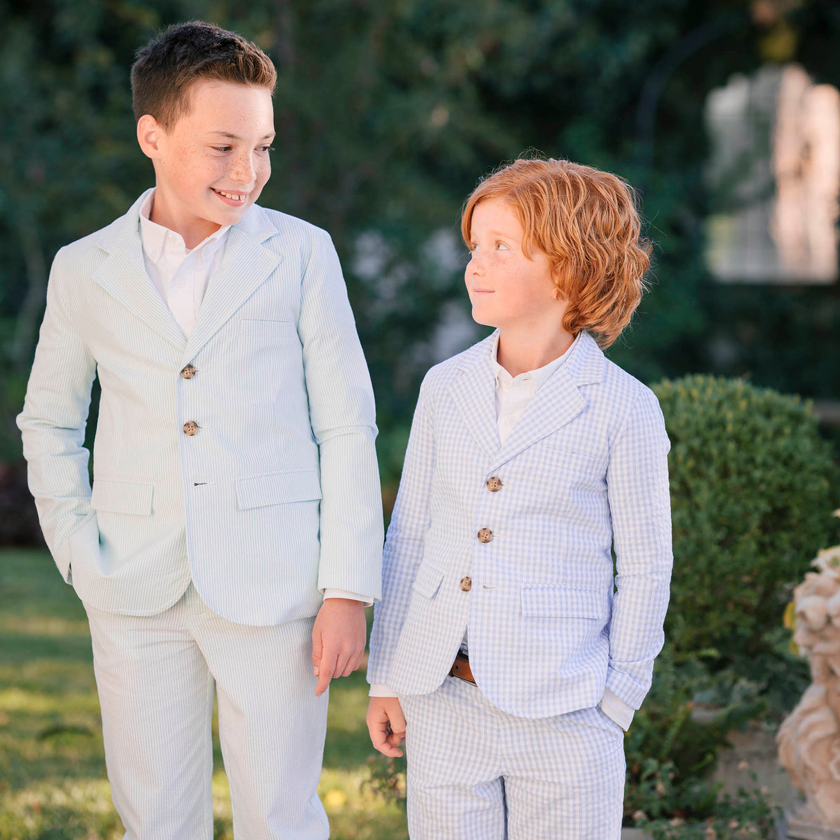 Organic Seersucker Suit Pant from Hope & Henry