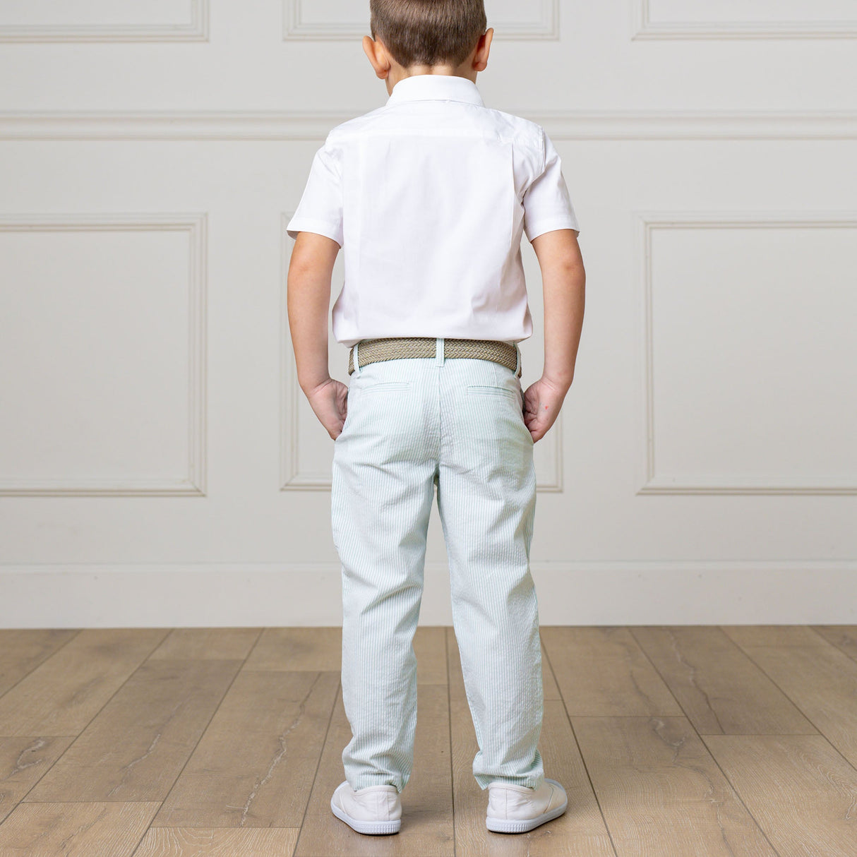 Organic Seersucker Suit Pant from Hope & Henry