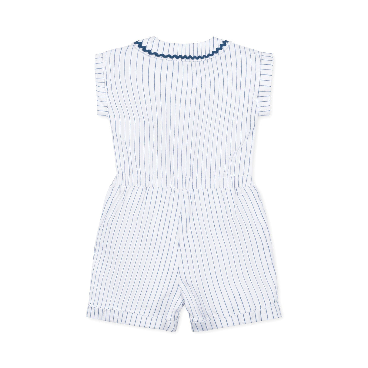 Linen Collared Button Front Romper from Hope & Henry