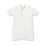 Organic Shortie Cable Sweater Romper from Hope & Henry