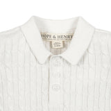 Organic Shortie Cable Sweater Romper from Hope & Henry