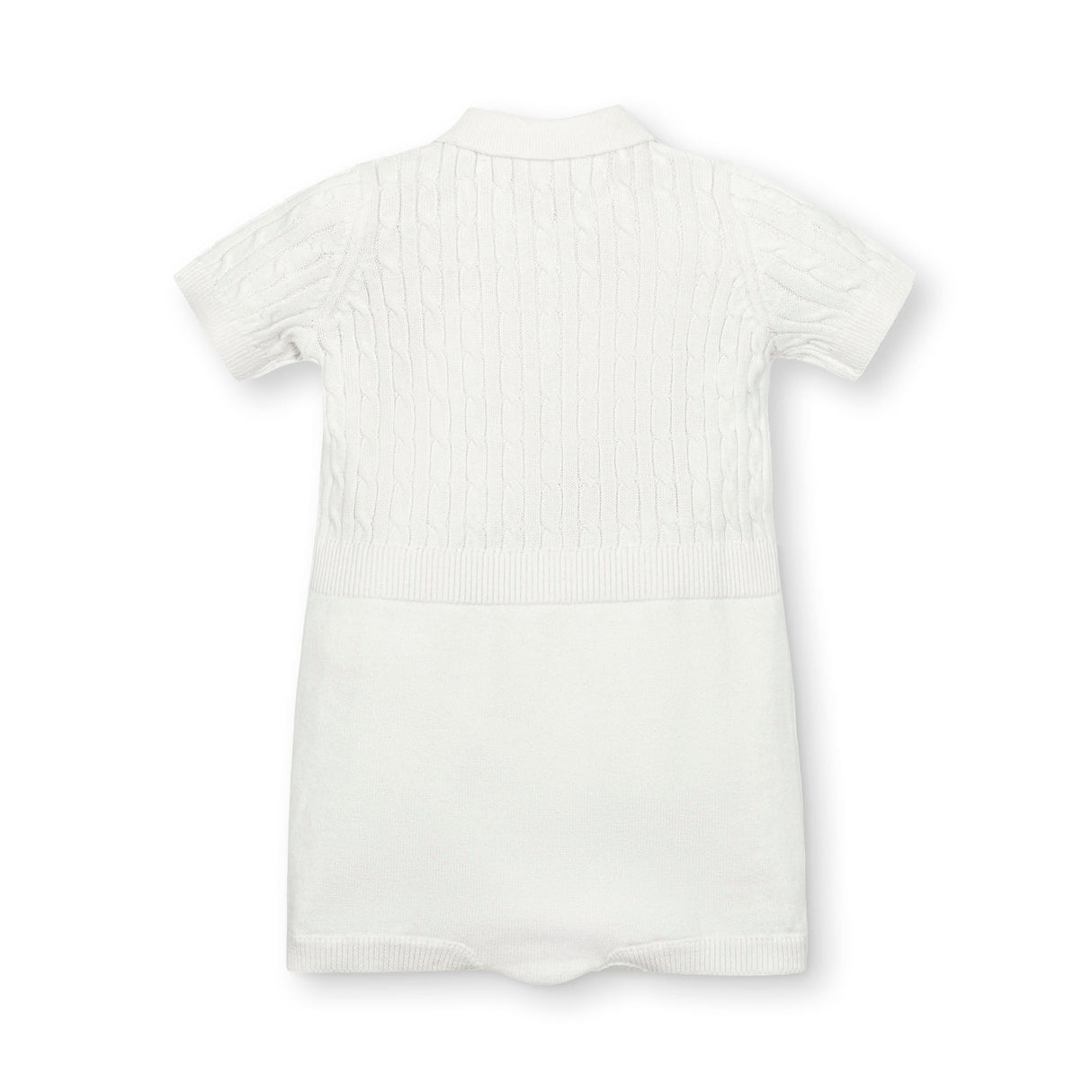 Organic Shortie Cable Sweater Romper from Hope & Henry