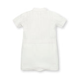Organic Shortie Cable Sweater Romper from Hope & Henry