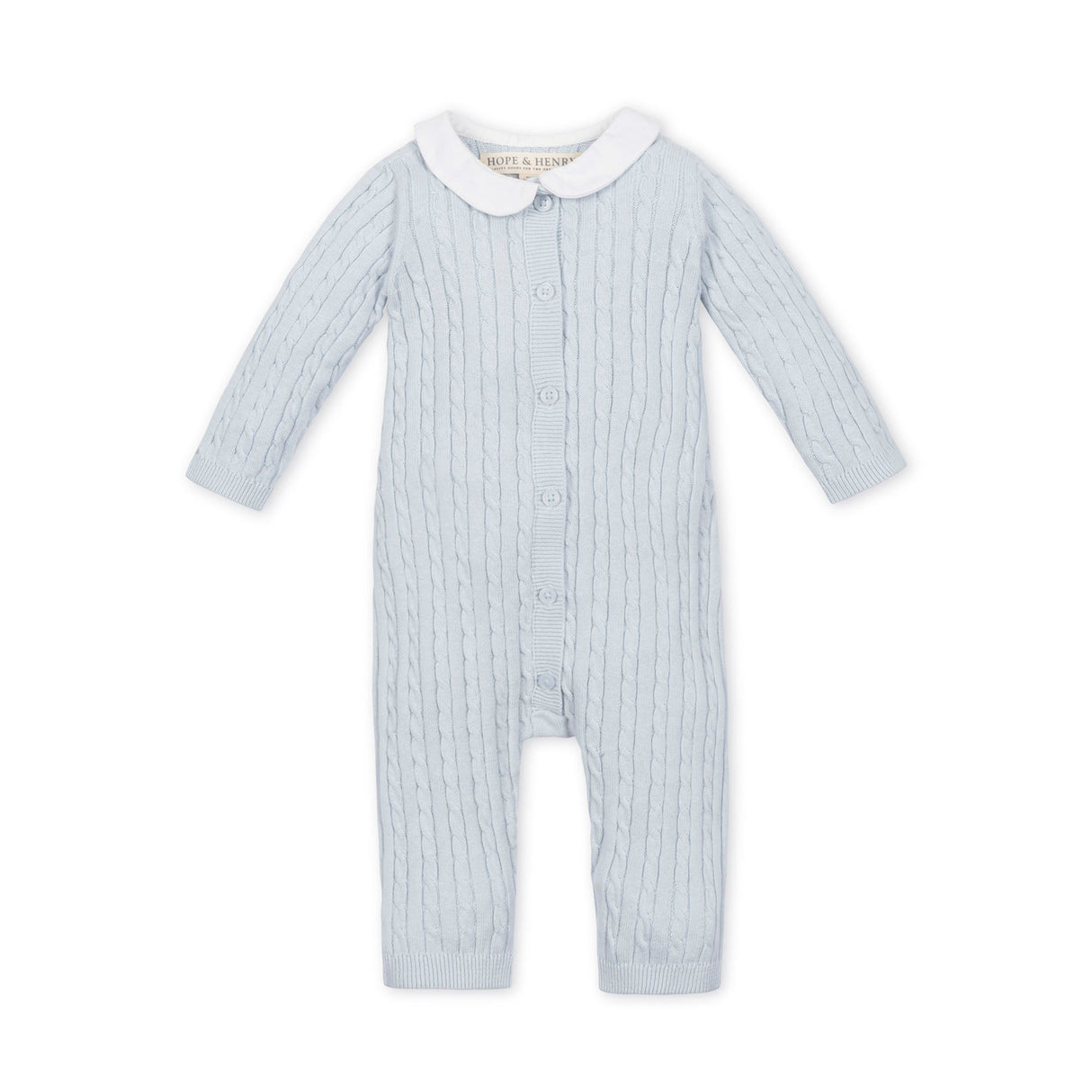 Organic Peter Pan Collar Sweater Romper from Hope & Henry