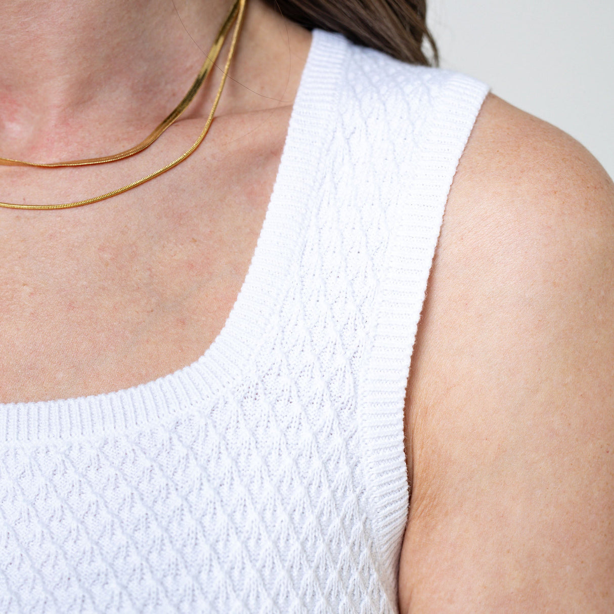 Organic Scoop Neck Sweater Tank from Hope & Henry