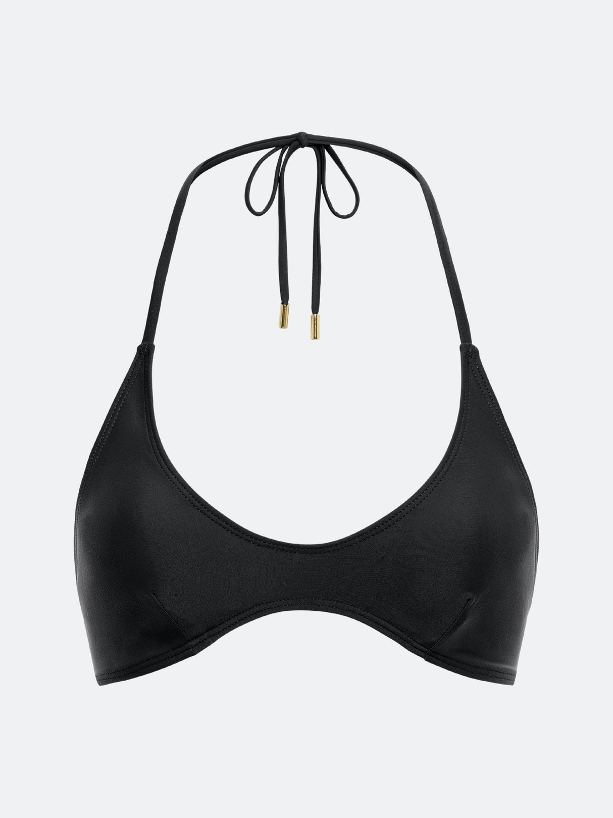 MADEIRA BIKINI TOP - BLACK From ELYSIIAN