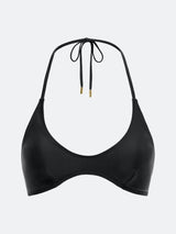 MADEIRA BIKINI TOP - BLACK From ELYSIIAN