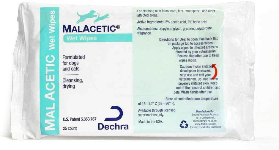 MalAcetic Wet Wipes from HardyPaw