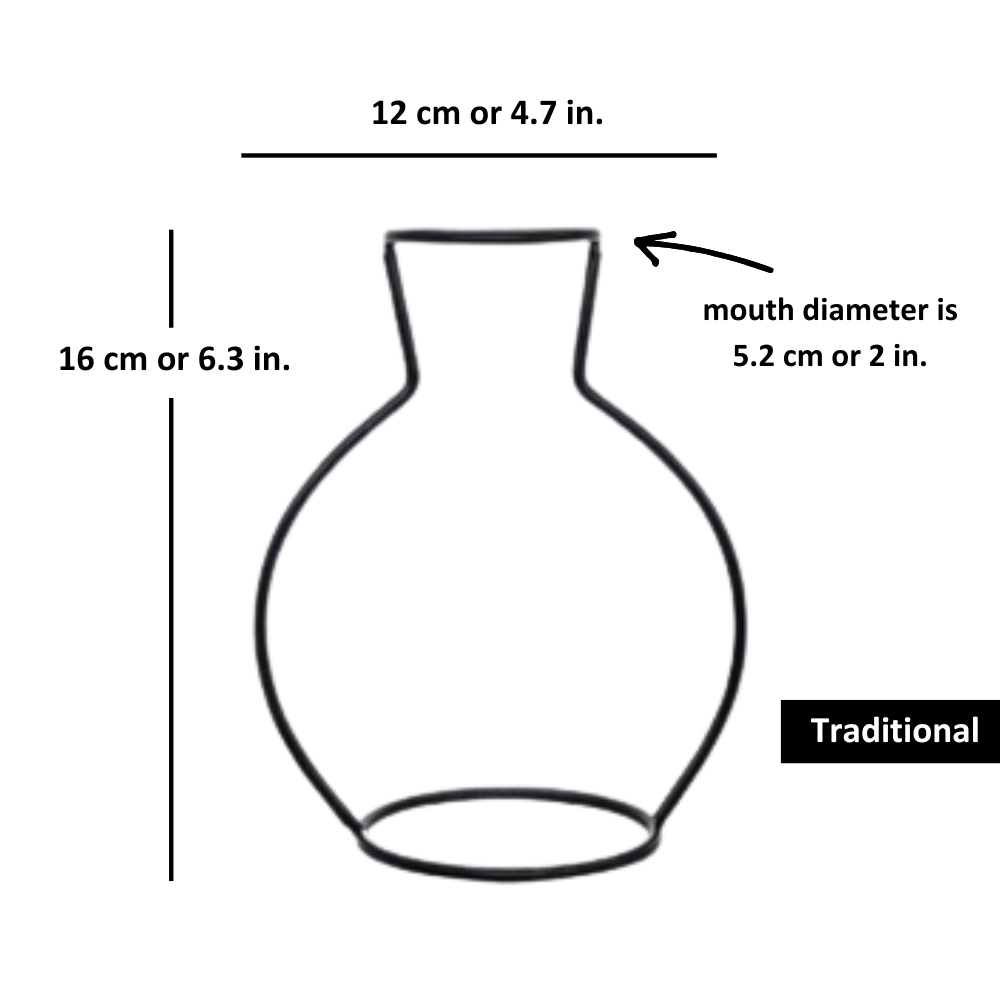 Iron Line Table Vase from Moderny