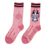 FootClothes x Aborted Bubblegum Death Kitty Crew Socks from FootClothes