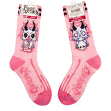 FootClothes x Aborted Bubblegum Death Kitty Crew Socks from FootClothes