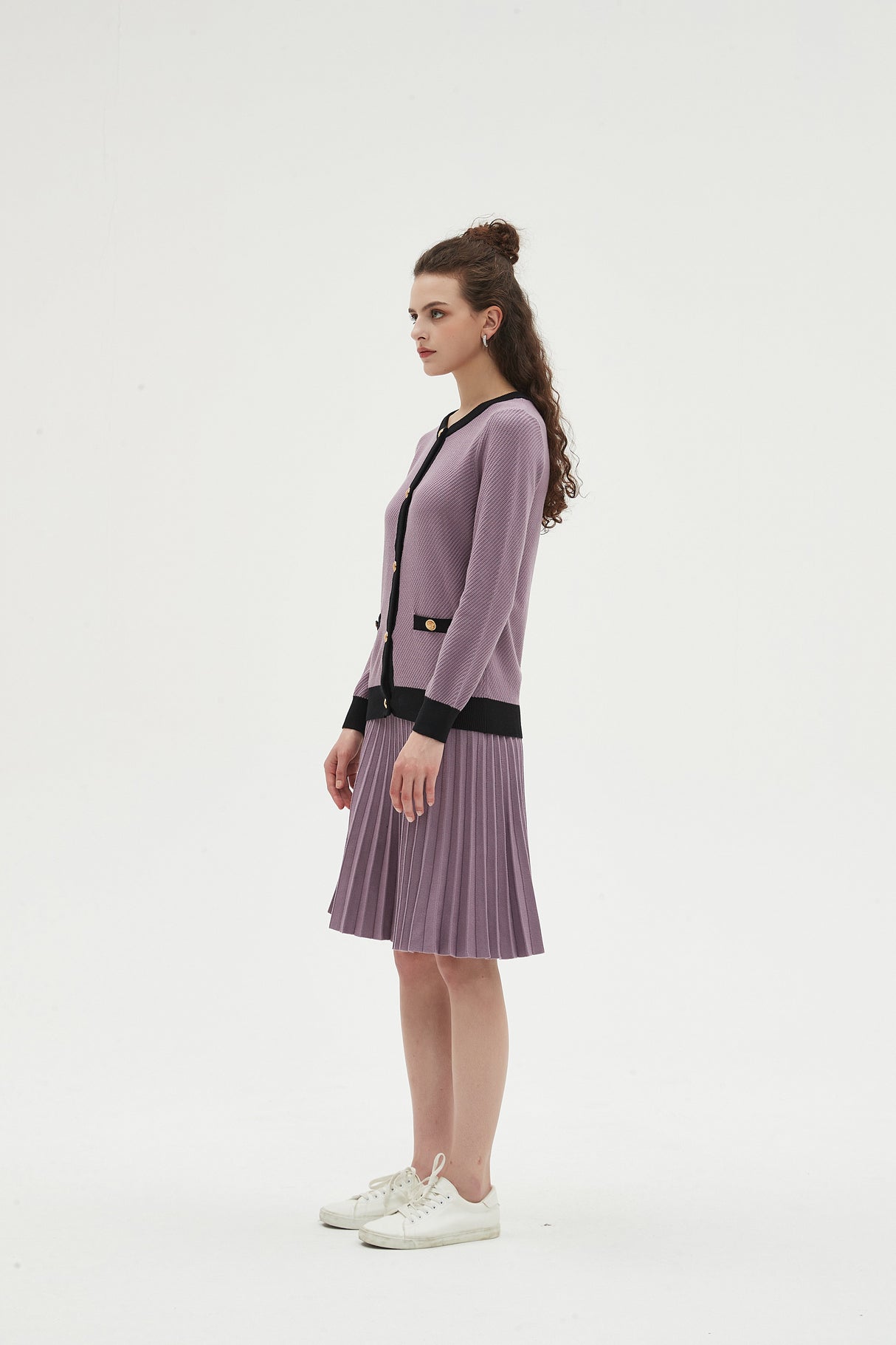 MM YEAR ROUND PLEATED - DUSTY LAVENDER from Mia Mod