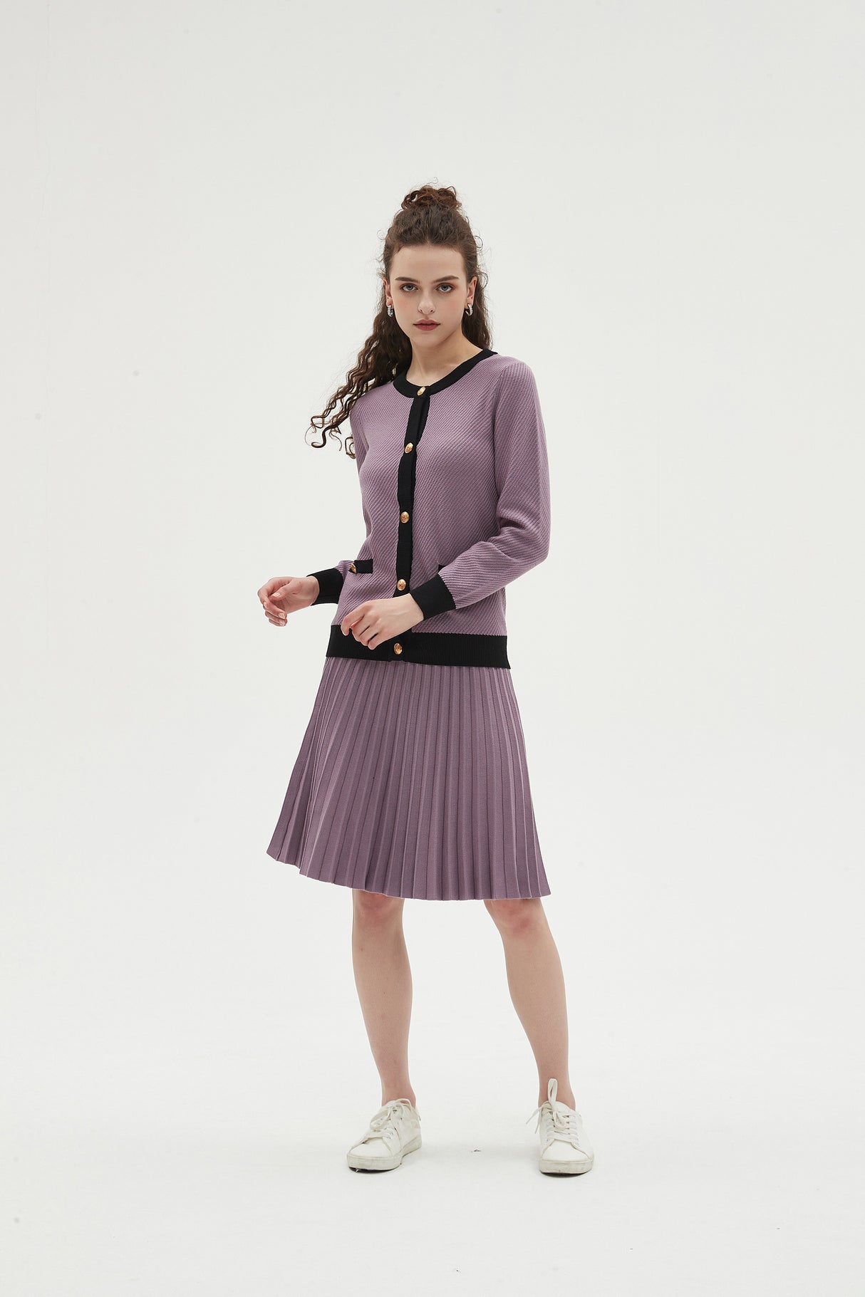 MM YEAR ROUND PLEATED - DUSTY LAVENDER from Mia Mod