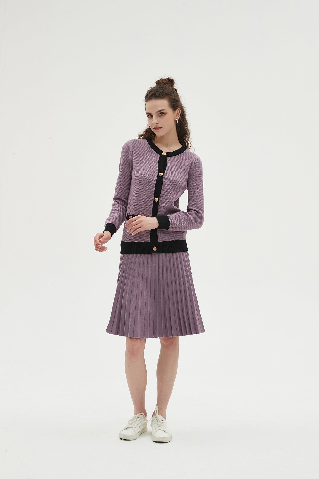 MM YEAR ROUND PLEATED - DUSTY LAVENDER from Mia Mod