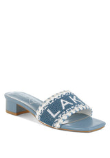 Vacay Babe Lake Como Beaded Slip-On Heels from My Pampered Life Seattle