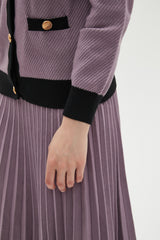 MM YEAR ROUND PLEATED - DUSTY LAVENDER from Mia Mod