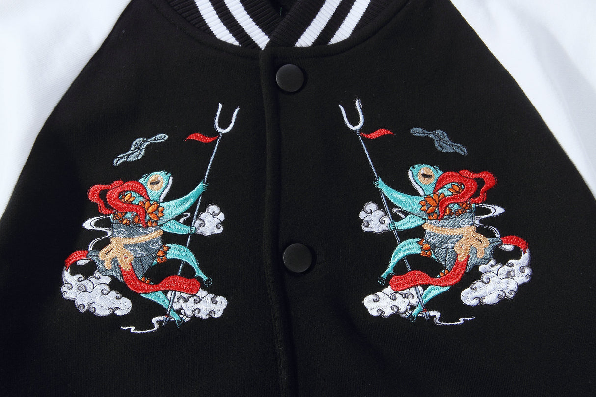 Frog Warrior Embroidery Jacket From Niepce Inc