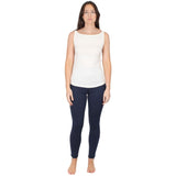 Natural Compact Boat Neck Tank | Soft White From Undersummers