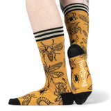 Creepy Crawlies Crew Socks from FootClothes