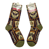 Cabinet of Curiosities Crew Socks from FootClothes