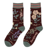 Baneful Botany Crew Socks from FootClothes