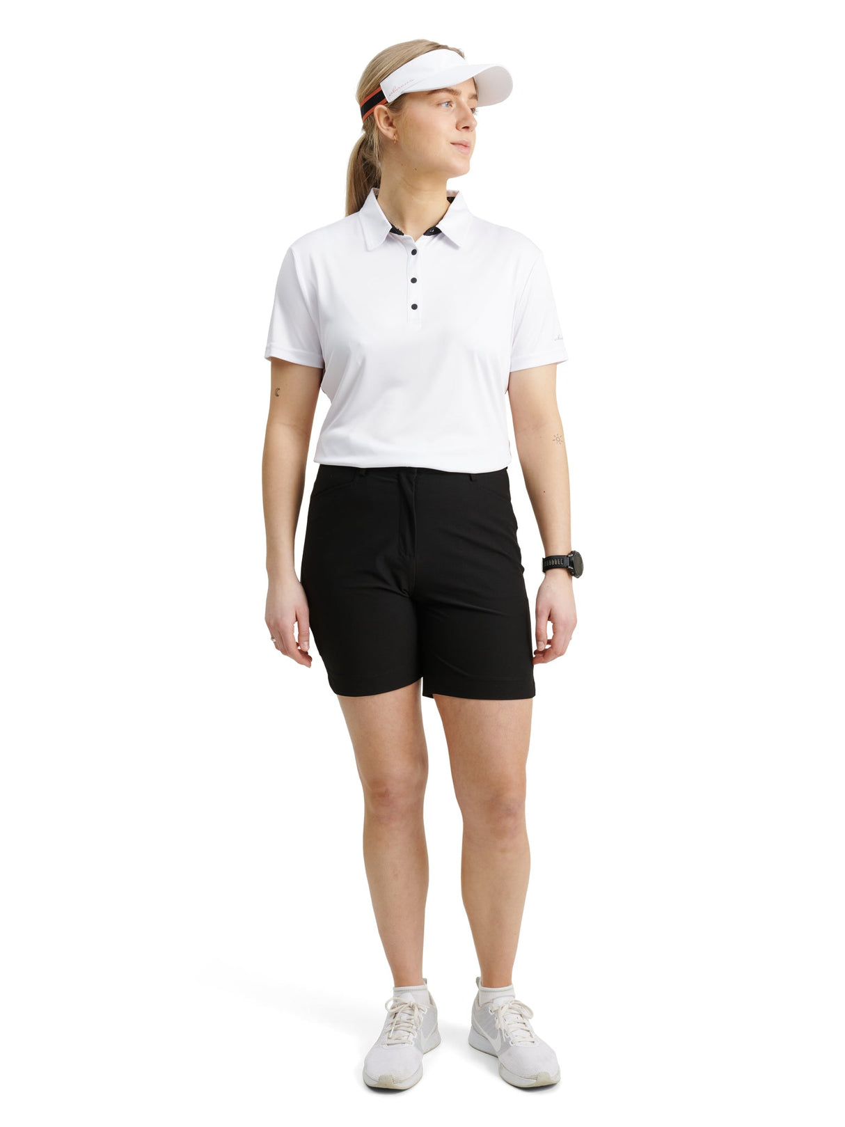 Women Cherry stripe polo from Abacus Sportswear US
