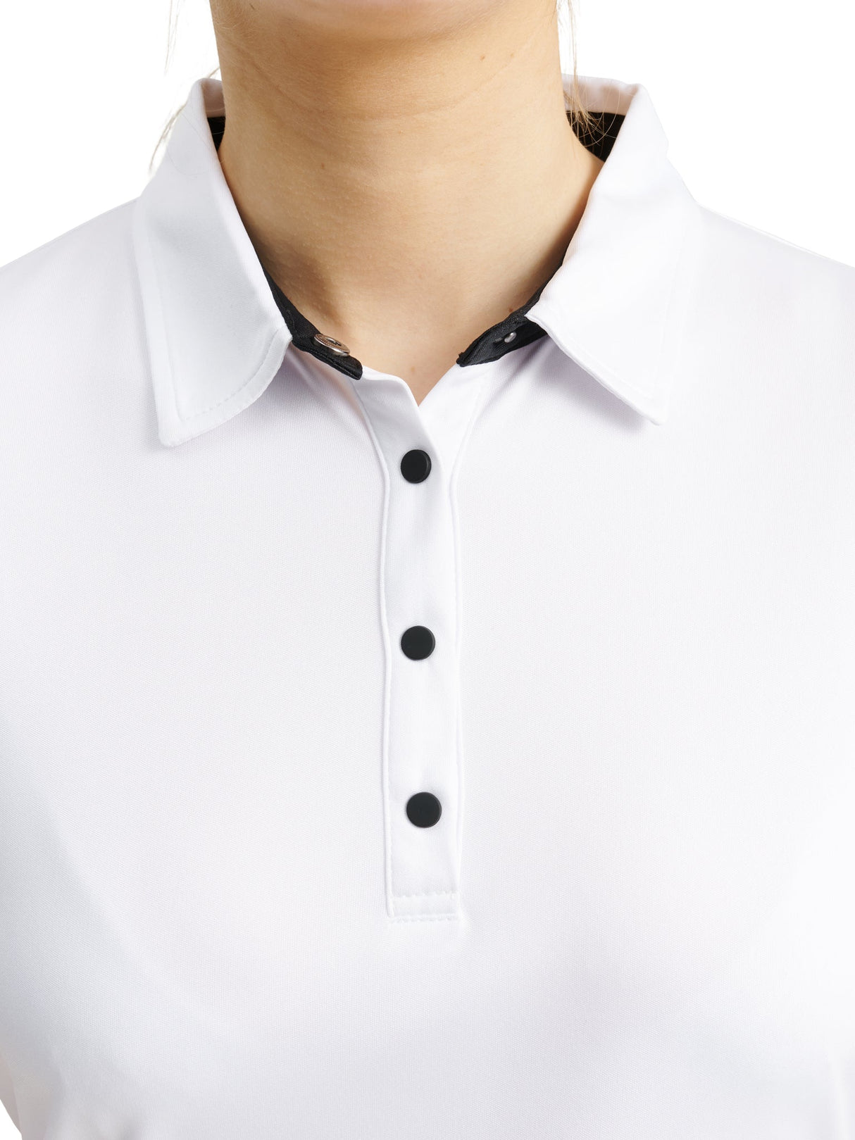 Women Cherry stripe polo from Abacus Sportswear US