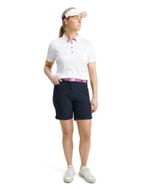 Women Cherry stripe polo from Abacus Sportswear US