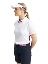 Women Cherry stripe polo from Abacus Sportswear US