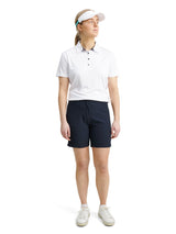 Women Cherry stripe polo from Abacus Sportswear US