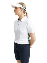 Women Cherry stripe polo from Abacus Sportswear US