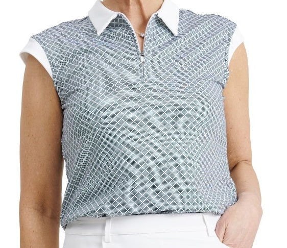 Women Lily sleeveless polo from Abacus Sportswear US