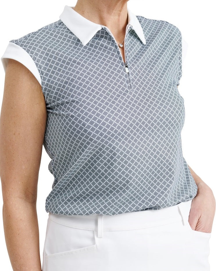Women Lily sleeveless polo from Abacus Sportswear US