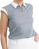 Women Lily sleeveless polo from Abacus Sportswear US